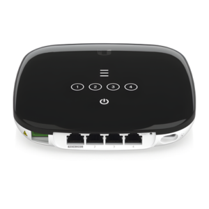 UFiber WiFi 6 GPON CPE con WiFi 802.11ax + 4 puertos GbE LAN y 1 puerto GPON WAN