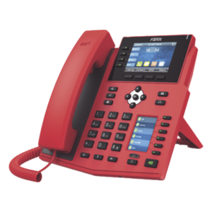 Teléfono IP Empresarial con Estándares Europeos, 16 lineas SIP con pantalla LCD de 3.5" a color, 6 teclas DSS/BLF, puertos Gigabit, IPv6, Opus y conferencia de 3 vías, PoE/DC (incluye fuente).