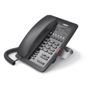 Teléfono IP para Hotelería / 6 Teclas Programables Hotline / PoE 802.3af / 2 Puertos Ethernet 10/100 Mbps / VxWorks / Sin Pantalla