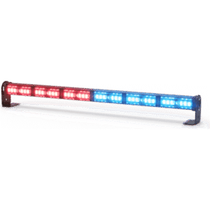 Barra de Luces LED / 26.7 Pulgadas / Rojo/Azul/Ámbar / IP67 / Montaje Ultradelgado 1.6 Pulgadas / Flechas de Tráfico y Escena