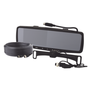Monitor Retrovisor con Cámara de Reversa / Pantalla LCD 4.3'' / Ángulo 170° / IP69K / Sistema 2 Cámaras