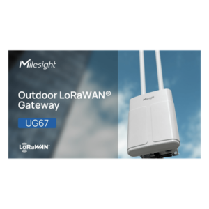 Gateway LoRaWAN para Exterior / 8 Canales / IP67 / 4G LTE / GNSS / PoE / Alcance 15 km (49,212.6 ft) / para BMS con BACnet y Modbus