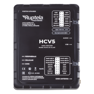 Localizador GPS Vehicular / LTE Cat M1 (4G) 3G 2G / CAN FMS J1708 J1939 / BLE 5.1 / RS232 RS485 / 9-32 V DC