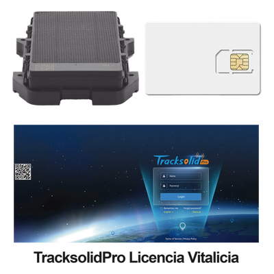 Localizador GPS 4G / Panel Solar / Batería 10,000 mAh / IP67 / Alarma de Sabotaje / Rastreo de Contenedores