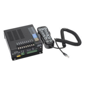 Sistema de Sirena Vehicular / 200W / Controlador Unimando 14 Botones / 7 Salidas Auxiliares / Micrófono PA / Certificación SAE J1849