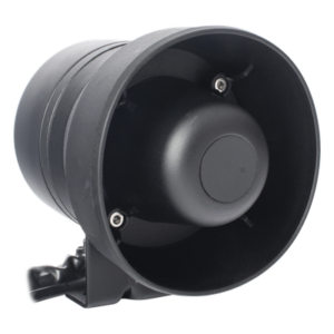 Sirena/Bocina Compacta / 50 W / 119 dB / 12 VCD / Aleación de Aluminio / 4.3 x 5 pulgadas