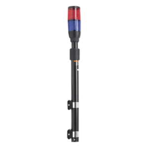Luz Telescópica LED / 3 Watts / 10-30 VCC / 3A Máx / Longitud Ajustable 64-104 cm (25.2-40.9 in) / Rojo/Azul