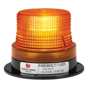 Estrobo LED Ámbar / Bajo Perfil / 2 Joules / 12-72 Vcc / 2 W / 12.7 x 9.1 cm