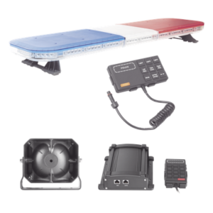 Kit de Señalización LED / 88 Luces Ultra Brillantes / Barra 118 cm (46.5 in) / IP65 / Sirena 100W / 13 Patrones Programables
