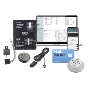 Kit de Localizador 4G LTE / Anti-Jammer Ajustable / CANbus FMS-J1708-J1939 / Bluetooth-RS232 / Botón SOS / Paro de Motor / 98.4 ft Cable