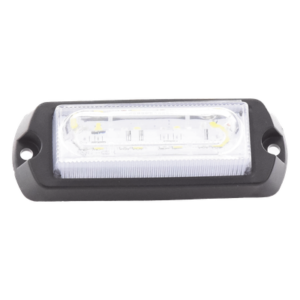Luz de Advertencia LED / 8 LED Ultra Brillantes / 23 Patrones de Destello / 10-30 VDC / 1A Máx. / Wig Wag / Montaje Permanente