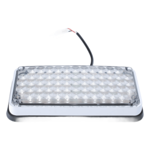 Luz de Advertencia LED / 7x3" / Bicolor Rojo/Claro / 66 LEDs / 12 VCC / 10 Patrones de Destello / Montaje Permanente