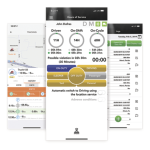 Licencia ELD / Cumplimiento Regulatorio EE.UU., Canadá y México / Ciclos 60h/7d y 70h/8d / App Android e iOS / Integración GPS