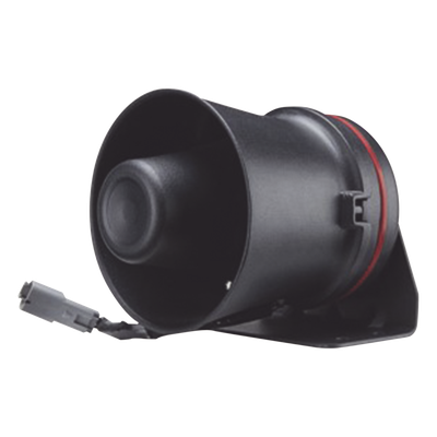 Bocina de uso rudo / 100 W / 8 Ohm / Base aluminio / 7.0 x 7.4 x 4.6 in / Motocicleta