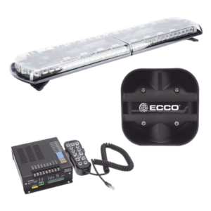 Kit de Sirena Vehicular / Barra de Luces 48 in (121.9 cm) / 130 LED / Dual Color / 100 W / 48 Patrones / SAE J1849