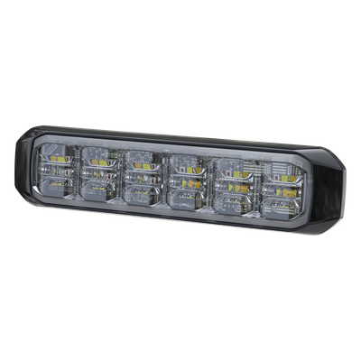 Luz Auxiliar LED Tricolor / 18 LEDs / Rojo/Blanco/Azul / SAE J845 Clase 1 / IPX7 / 28 Patrones / 12 VCD