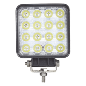 Luz de trabajo LED / 48 W / 4000 lm / 10-30 Vcc / IP67 / 16 LED / 5 patrones de destello / 4.3 pulgadas
