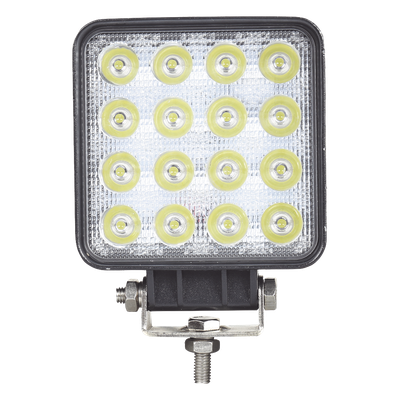 Luz de trabajo LED / 48 W / 4000 lm / 10-30 Vcc / IP67 / 16 LED / 5 patrones de destello / 4.3 pulgadas