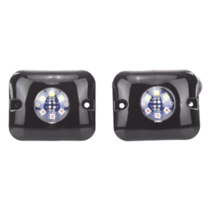 Estrobos Ocultos LED / 12 LEDs / 12 Patrones de Destello / 10-24 VCC / 1 A Máx. / 3.2 x 1.8 cm