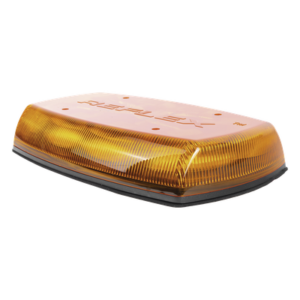 Mini Barra de Luces LED / 18 LEDs Ámbar / 18 Patrones de Destello / IP65 / 12-24 VCC / 35 W / -30°C a 50°C