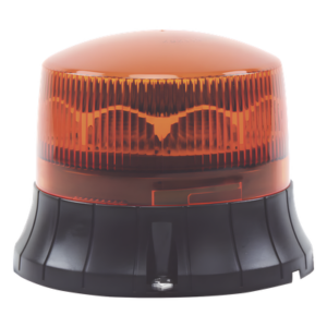 Burbuja LED Giratoria / Ámbar / 9 LEDs / 12-30 VCC / IP65 / Montaje Permanente