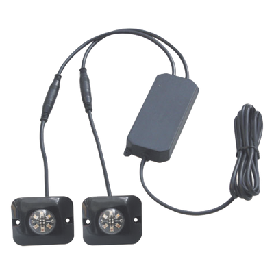 Estrobos Ocultos / 6 LED Gen III / 12 Patrones / 10-24 VCC / 1A Máx / 3.2x1.8 cm (1.26x0.71 in)