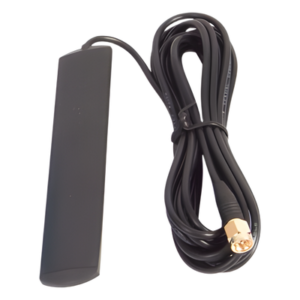 Antena GSM / Conector SMA / 3 m (9.8 ft) / Cuad-Banda 850-1900 MHz / 115x20x5 mm