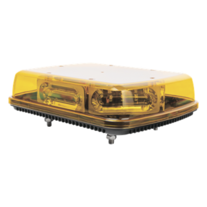 Mini Barra de Señalización / 18 LEDs Ámbar / Hyperlux / 25 Patrones de Destello / 12 VCC / -40°C a 55°C (-40°F a 131°F)
