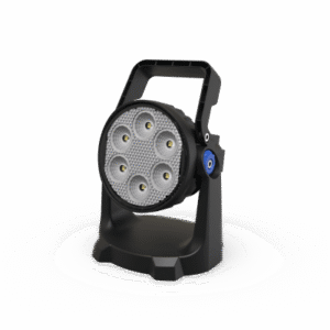 Lámpara de Trabajo LED / 600 Lúmenes / Batería Recargable 3-4 h / Carga USB-C / Base Magnética / IP67