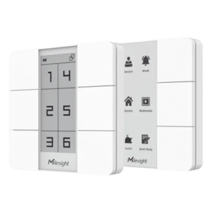 Panel de Escenas LoRaWAN / 6 Botones Programables / Display Digital / Alcance 15 km (9.3 mi) / Batería 3 Años