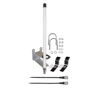 Antena LoRa / 6 dBi / 863-928 MHz / Dipolo Colineal / IP67 / Viento 240 km/h (150 mph) / Cable 1 m (3.28 ft)