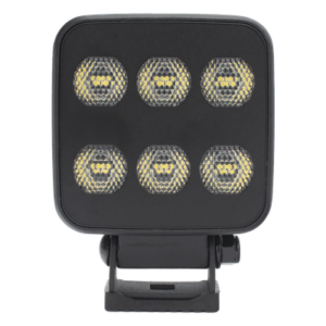Luz de Trabajo LED / 6 LEDs / 6552 Lúmenes / 12-24 VCD / 3.6 A / IP Resistente a Impactos / 92 mm x 124 mm x 45 mm