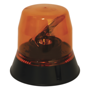 Baliza rotativa LED / Ámbar / SAE Clase I / Montaje permanente 3 tornillos / 12-24 VCC / -40°C a +70°C