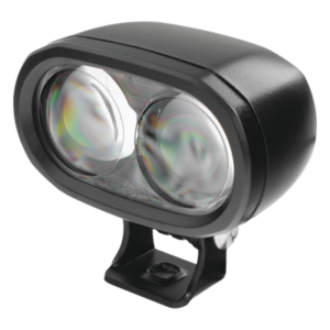 Luz LED de Advertencia Peatonal / Punto Azul Proyectado / 12-80 VCC / IP67 / Aluminio y Policarbonato / 4.7 x 4.1 x 2.6 in