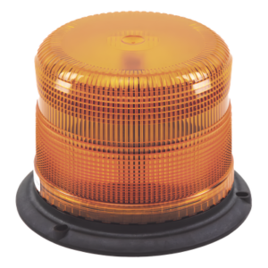 Burbuja LED Clase II / 3 LEDs de 5 W / 11 Patrones de Destello / Policarbonato Ámbar / Montaje Permanente / 12-48 VCC / -30 a 50 °C