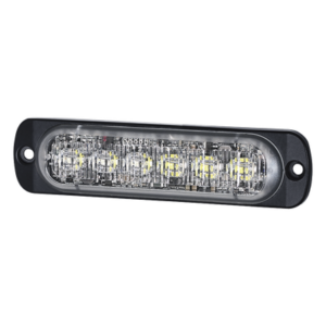 Luz Auxiliar LED / 12 LEDs / Rojo/Claro / SAE Clase 1 / ECE R65 / IPX7 / Perfil 9 mm (0.35')