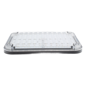 Luz de Advertencia LED / 104 LEDs / 9x7" / 12 VCC / Montaje Permanente / 2 Patrones de Destello
