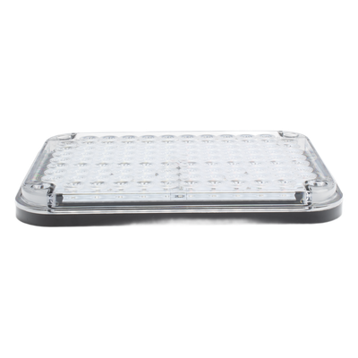 Luz de Advertencia LED / 104 LEDs / 9x7" / 12 VCC / Montaje Permanente / 2 Patrones de Destello
