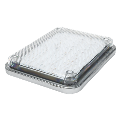 Luz de Advertencia LED / 104 LEDs / 9x7" / 12 VCC / 1 A / Fijo y Parpadeante / Montaje Permanente