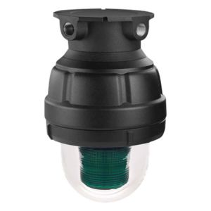 Luz LED, a prueba de explosiones, UL y cUL para Clase I, División 1, Grupo C y D; Clase I, División 2, Grupos A y B; Clase II, División 1, Grupos E, F y G; Clase III, 120-240 VCA, Verde