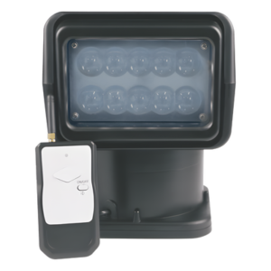 Faro de Búsqueda LED / 30W / 8000 Lux a 5 m (16.4 ft) / IP65 / Control Remoto / DC 12V/24V / Rotación 360°