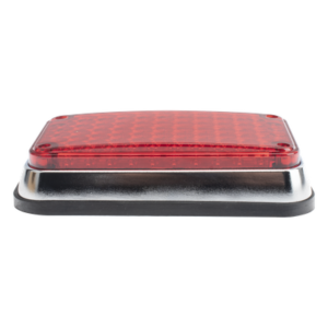 Luz de Advertencia LED / 66 LEDs / 6x4 Pulgadas / 12 VCC / 10 Patrones de Destello / Montaje Permanente