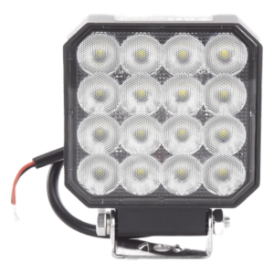 Luz de Trabajo LED / 16 LEDs / 1655 Lúmenes / 12-24 VCD / Carcasa de Aluminio / Lente de Policarbonato