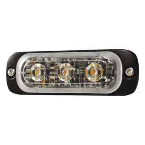 Luz Auxiliar LED / 3 LED de Alta Potencia / 12 Patrones Programables / Sincronización 15 Unidades / IPX8 / SAE J595 Clase 1 / Multivoltaje 12~24 VCD / Ultradelgada 0.35 pulgadas (9 mm)