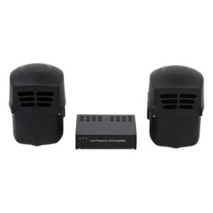 Sirena de Baja Frecuencia / Dual 8 ohms y 16 ohms / Amplificación 2 × 50 W / DC 12V/24V / 180-500 Hz