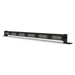 Barra Direccional de Tráfico / 6 Módulos / 48 LED / Ámbar / 29 Pulgadas / 12–24V DC / 35 Patrones de Destello