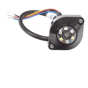 Luz de Advertencia Direccional LED / 6 LED / Rojo/Claro / IP67 e IP69K / 12-24 V / 69 Patrones Sincronizables