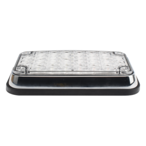 Luz de Advertencia LED / 6 x 4 pulgadas / Bicolor Rojo/Claro / 66 LED / 12 VCC / 10 Patrones de Destello