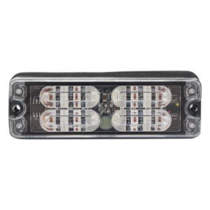 Luz de Advertencia LED de Montaje en Superficie / 12 LEDs de 1 W / 36 Patrones de Destello / 12-24 V / IP67 / SAE Clase I / R65