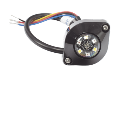 Estrobo Oculto LED / 6 LEDs Ultra Brillantes / 16 Patrones de Destello / IP67 / 12-24 VCC / Rojo